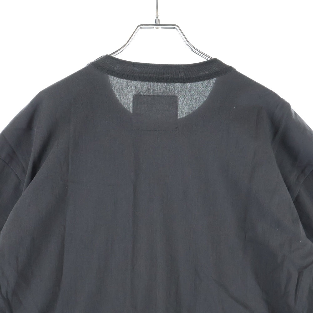 Sacai(サカイ) Cotton Jersey T-shirt フロントポケット ベルトデザイン 半袖Tシャツ カットソー グレー 23-03061M