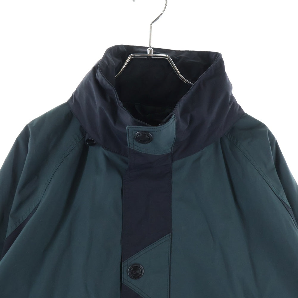 WTAPS(ダブルタップス) 20SS×Helly Hansen Bow Jacket HV12000W ヘリーハンセン ボウジャケット ナイロンマウンテンパーカー ブラック/グリーン
