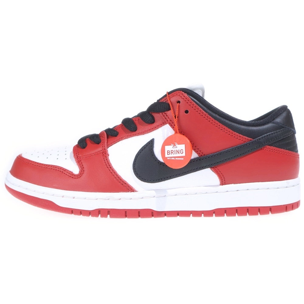 NIKE(ナイキ) Dunk Low Pro J-Pack Chicago BQ6817-600 エスビーダンクロー ジェイパックシカゴ ローカットスニーカー シューズ US9.5/27.5cm ホワイト/レッド