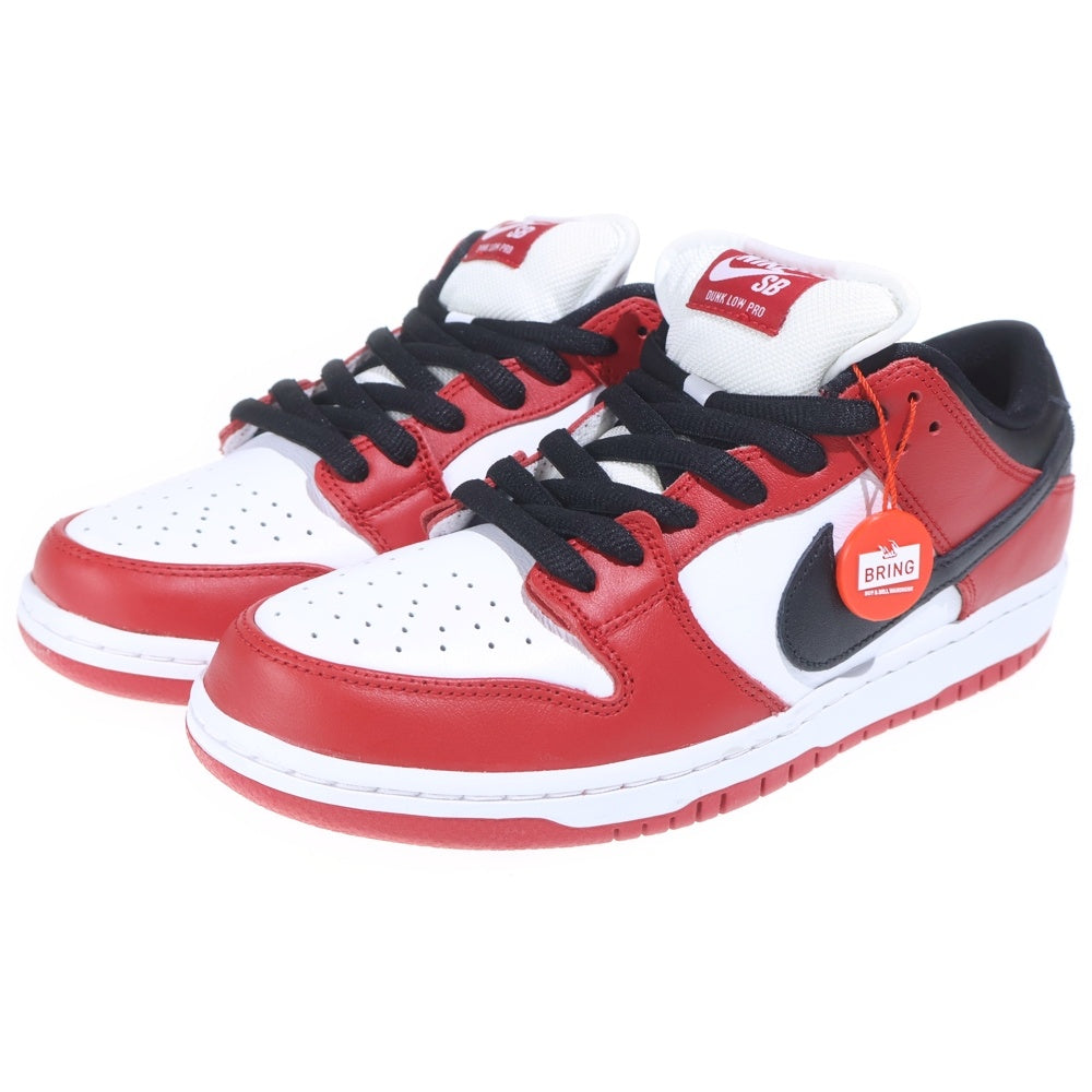 NIKE(ナイキ) Dunk Low Pro J-Pack Chicago BQ6817-600 エスビーダンクロー ジェイパックシカゴ ローカットスニーカー シューズ US9.5/27.5cm ホワイト/レッド