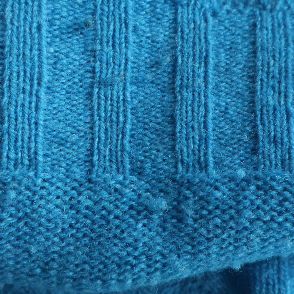 AURALEE(オーラリー) 23AW SHETLAND WOOL KNIT CARDIGAN シェットランドウール カシミヤ混 ニットカーディガン ブルー A23AC01SC