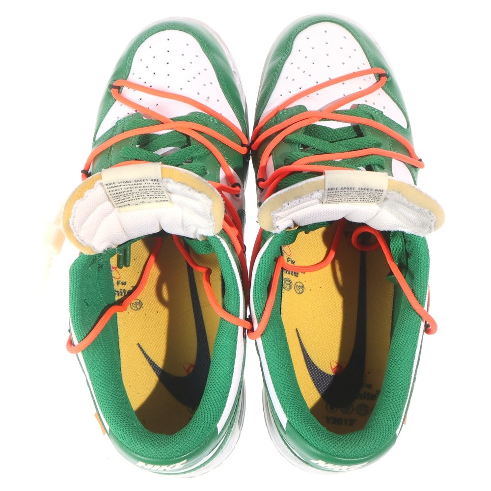 NIKE(ナイキ) ×OFF-WHITE DUNK LOW オフホワイト ダンク ローカットスニーカー ホワイト/グリーン US11/29cm CT0856-100