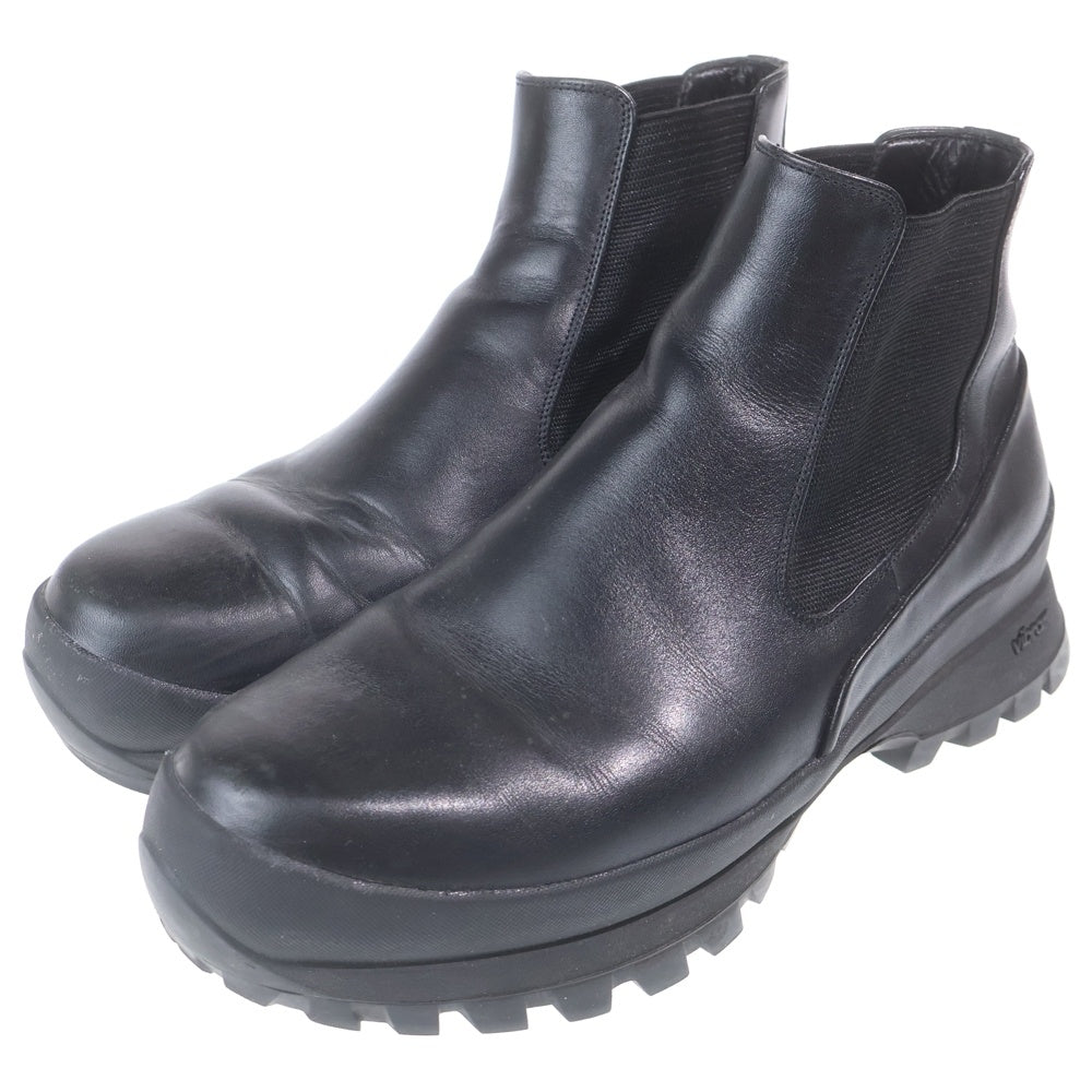 foot the coacher(フットザコーチャー) BRISTOL SIDEGORE 2212014 ブリストル サイドゴア ミッドカット レザーブーツ ブラック