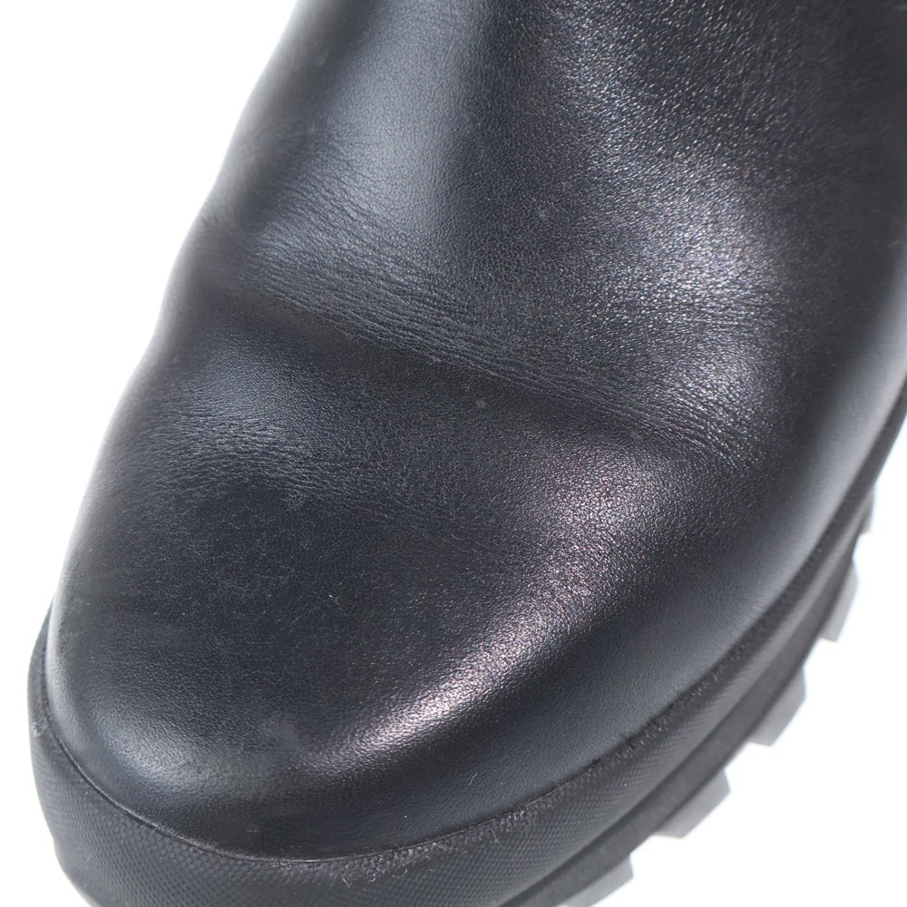 foot the coacher(フットザコーチャー) BRISTOL SIDEGORE 2212014 ブリストル サイドゴア ミッドカット レザーブーツ ブラック