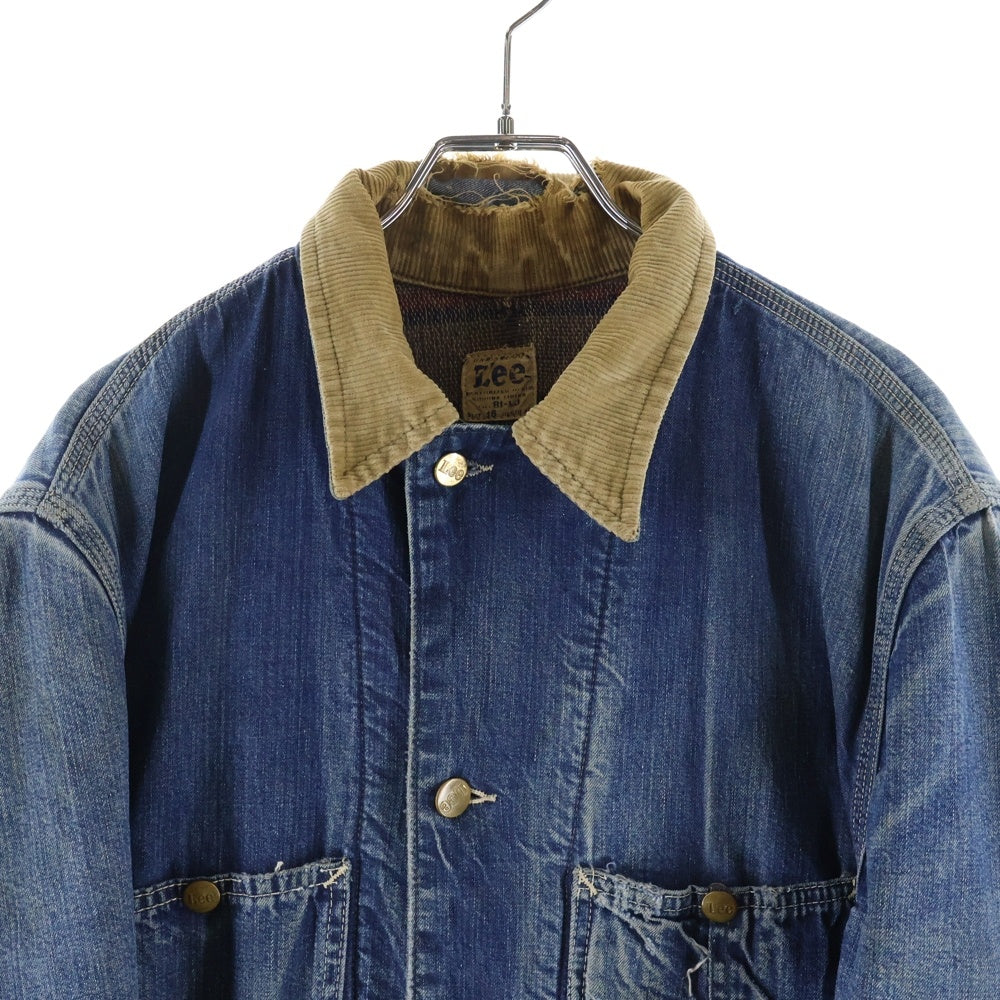 LEE(リー) 60s VINTAGE 81-LJ ヴィンテージ ブランケットライナー付き デニムカバーオール ジャケット インディゴ