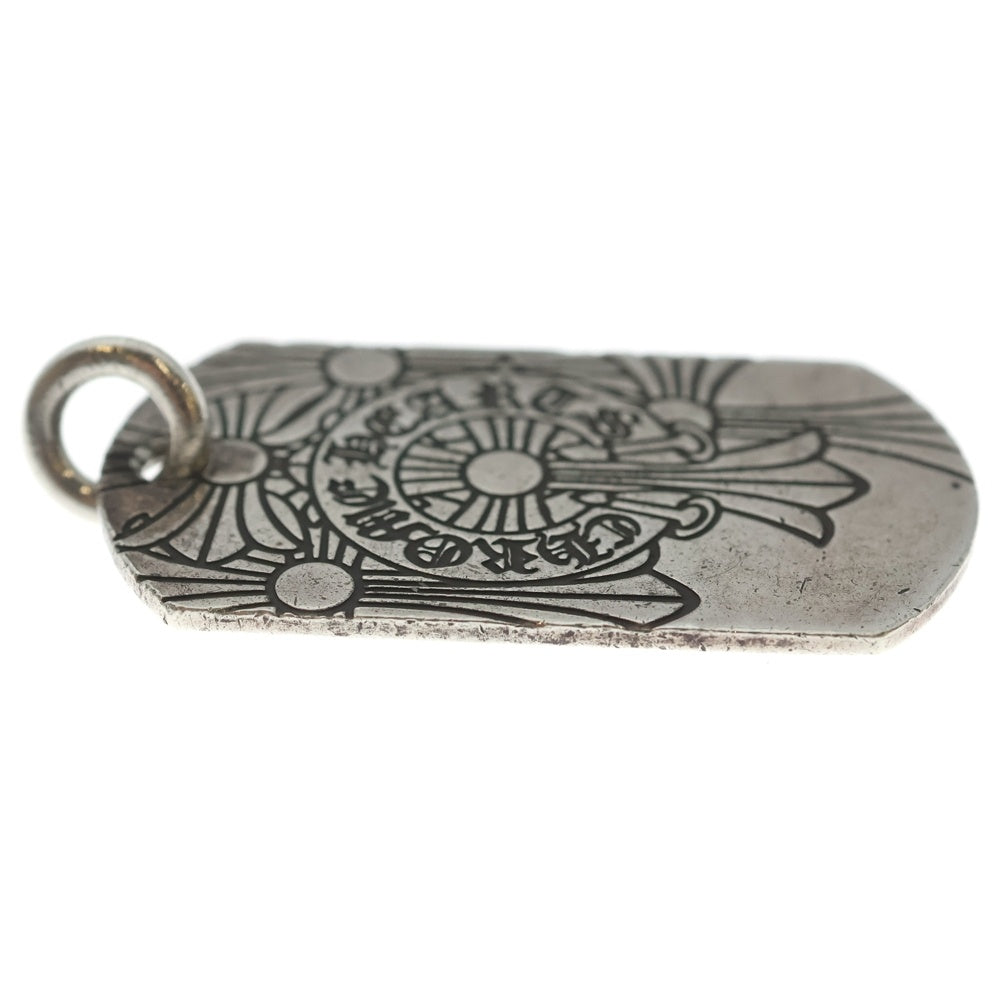 CHROME HEARTS(クロムハーツ) D TAG LRG GOD BLESS ラージゴッドブレス ドッグタグ ペンダントトップ シルバー