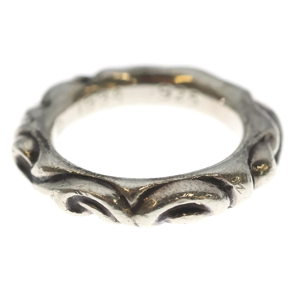 CHROME HEARTS(クロムハーツ) SCRL BAND スクロールバンド リング シルバー BCA351