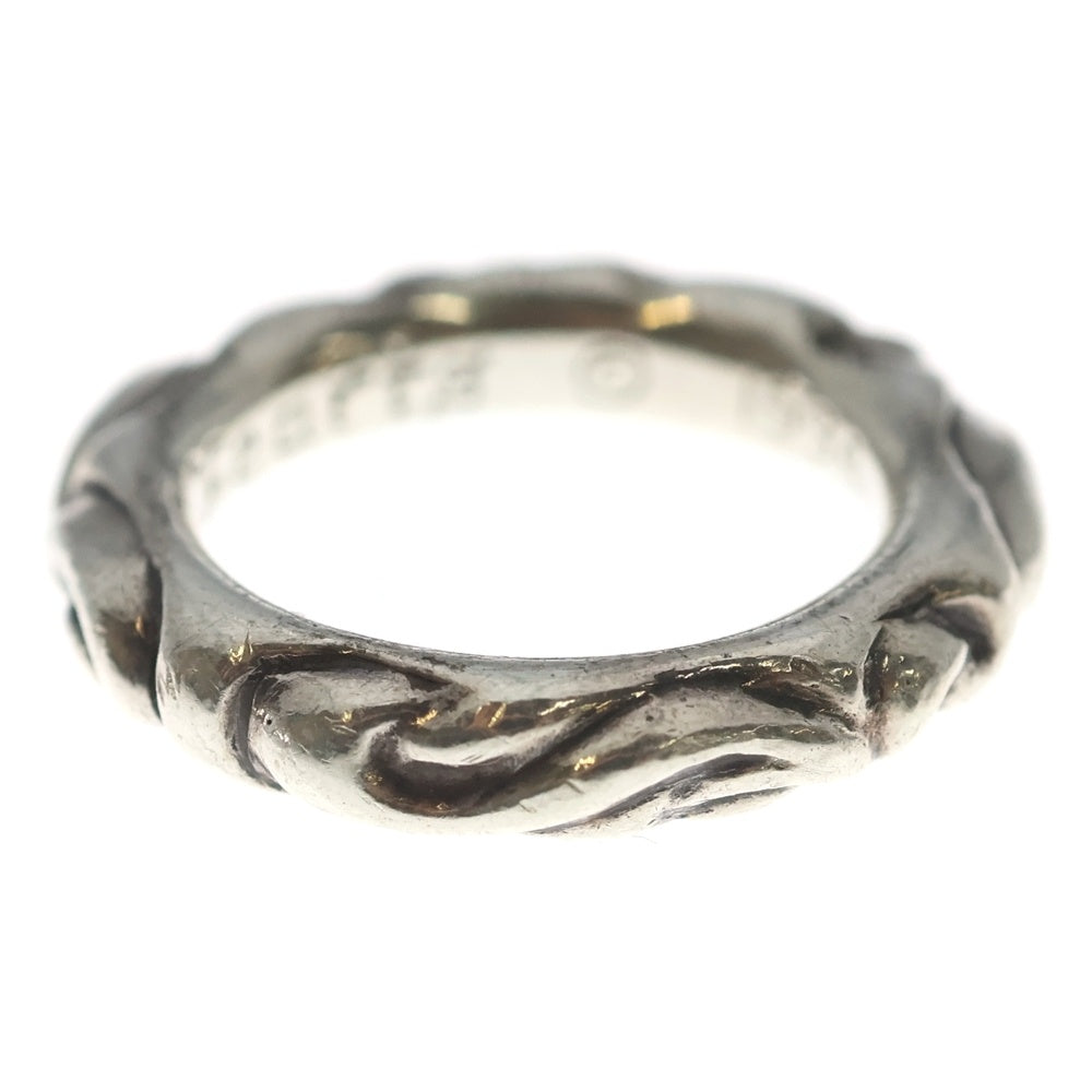 CHROME HEARTS(クロムハーツ) SCRL BAND スクロールバンド リング シルバー BCA351