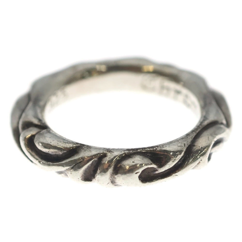 CHROME HEARTS(クロムハーツ) SCRL BAND スクロールバンド リング シルバー BCA351
