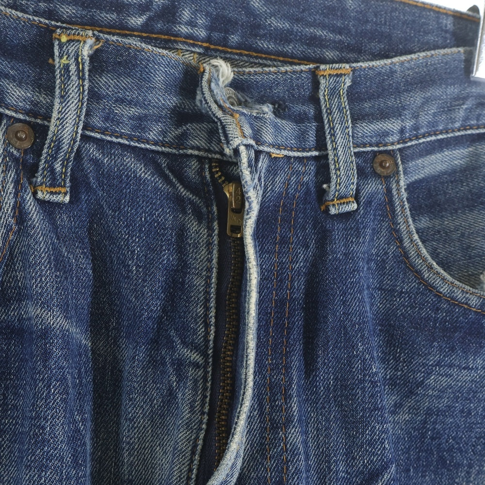 Levi's(リーバイス) 60-70S VINTAGE 502 ヴィンテージ BIG E ボタン裏刻印4 ジップフライ デニムパンツ インディゴ