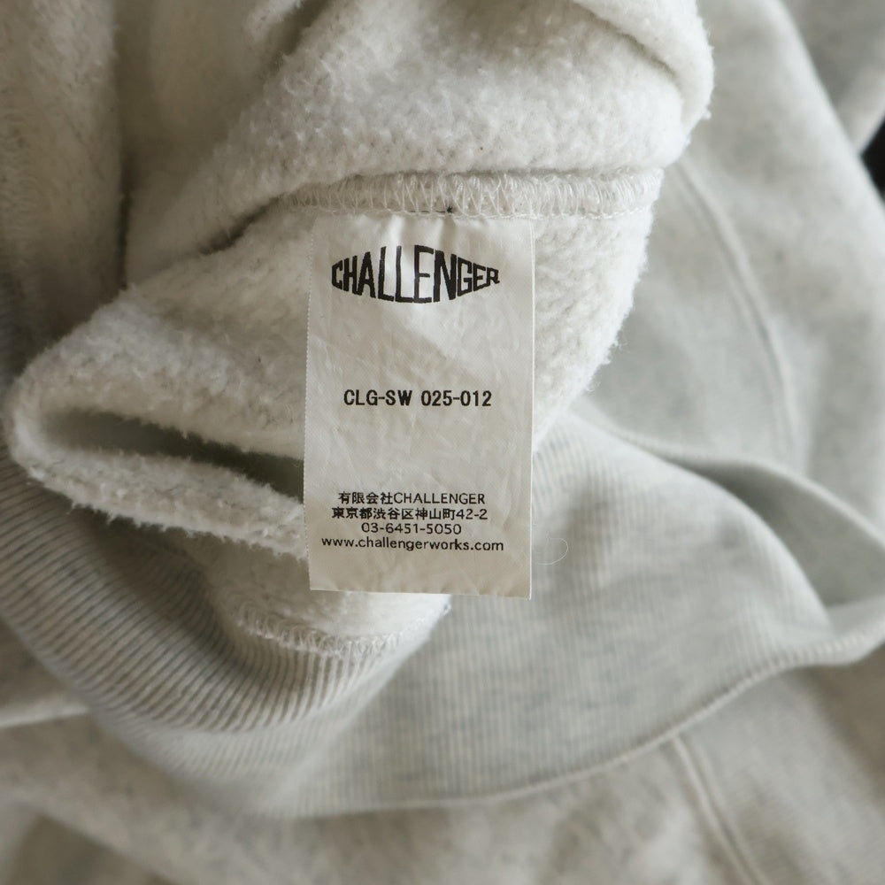 CHALLENGER(チャレンジャー) 25AW CL LOGO SWEAT クラシックロゴ クルーネック 長袖スウェット トレーナー グレー CLG-SW 025-012