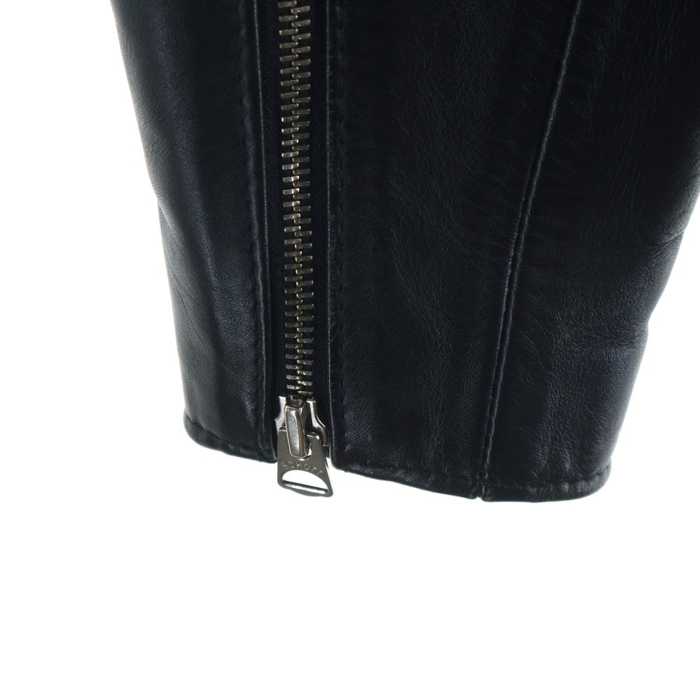 SCHOTT(ショット) 641XX 60S復刻 SINGLE RIDERS シングルレザーライダースジャケット カウレザー ブラック 7009