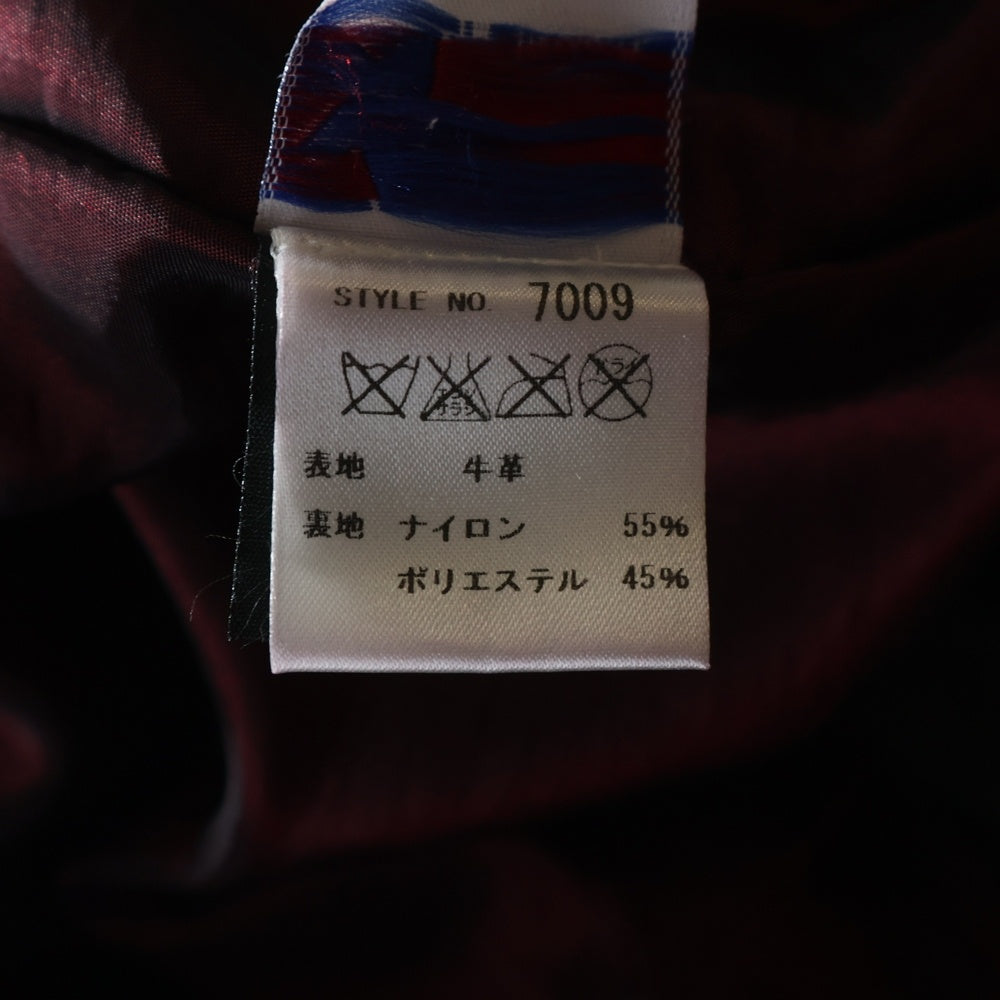 SCHOTT(ショット) 641XX 60S復刻 SINGLE RIDERS シングルレザーライダースジャケット カウレザー ブラック 7009