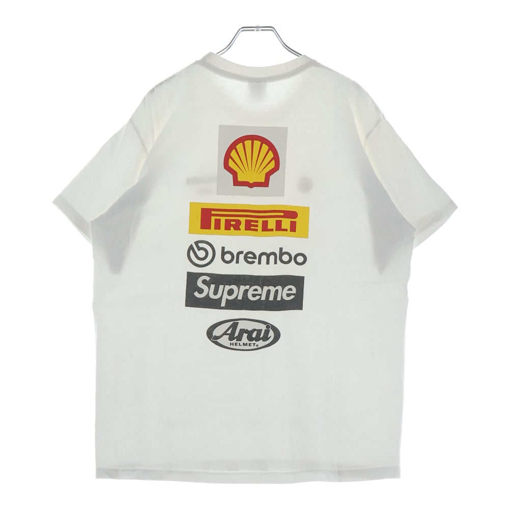 SUPREME(シュプリーム) 24SS ×Ducati Logos Tee ドゥカティ ロゴ 半袖Tシャツ カットソー ホワイト
