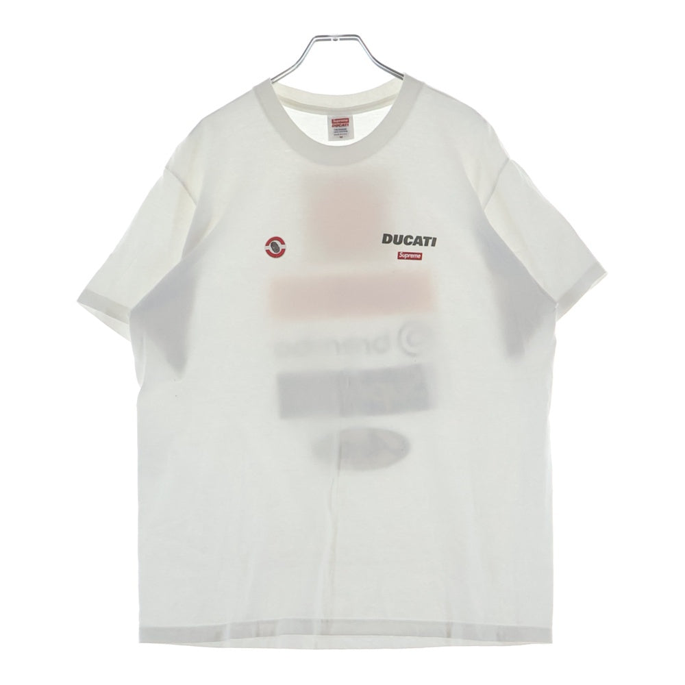 SUPREME(シュプリーム) 24SS ×Ducati Logos Tee ドゥカティ ロゴ 半袖Tシャツ カットソー ホワイト