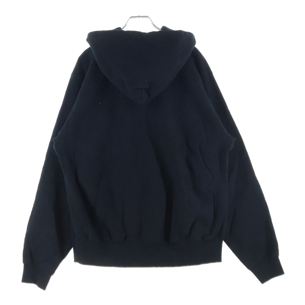 WASTED YOUTH(ウェイステッドユース) 23AW HEAVY WEIGHT HOODIE グラフィックロゴ ヘビーウェイト フーディー プルオーバー スウェットパーカー ブラック WY26CS003