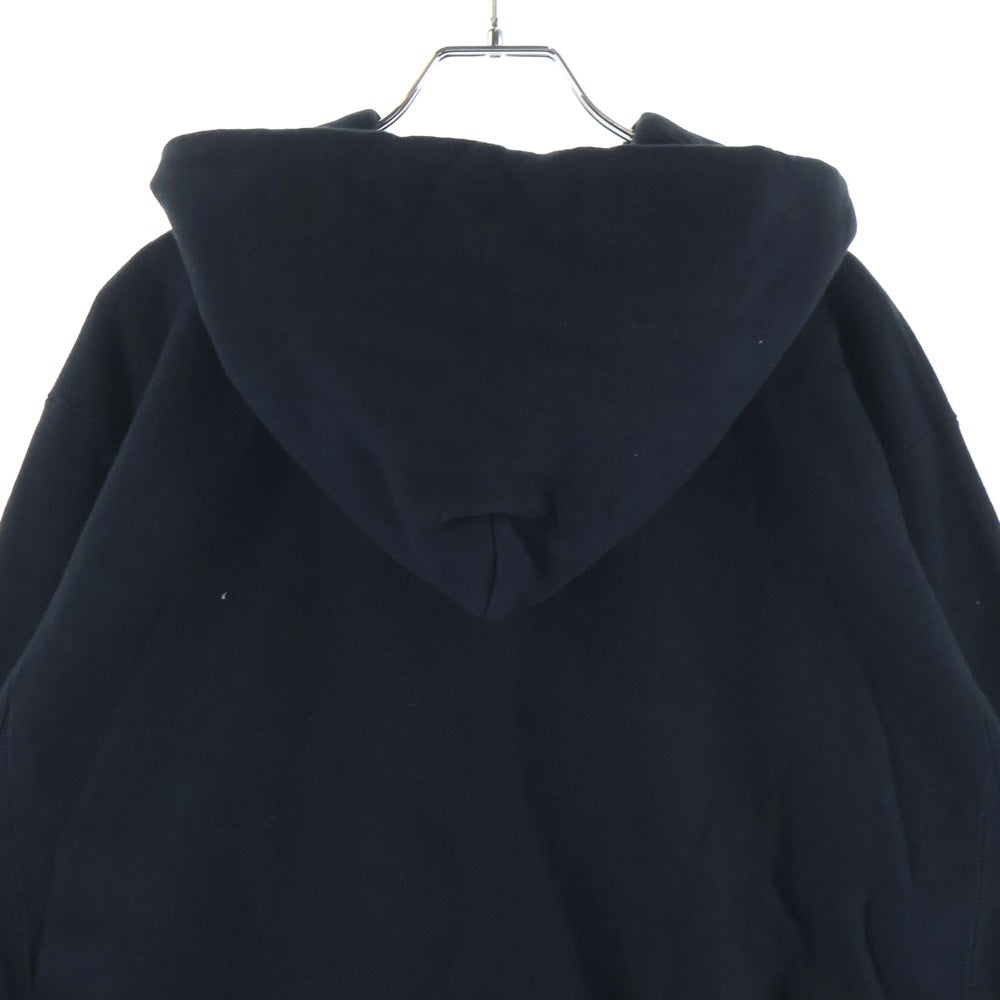 WASTED YOUTH(ウェイステッドユース) 23AW HEAVY WEIGHT HOODIE グラフィックロゴ ヘビーウェイト フーディー プルオーバー スウェットパーカー ブラック WY26CS003