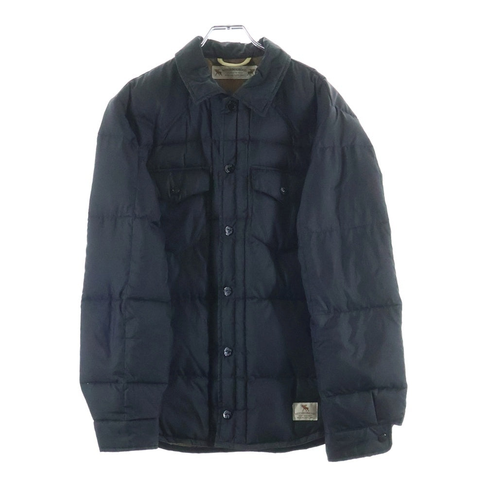 NEIGHBORHOOD(ネイバーフッド) 15AW H.D. / E-SHIRT.L.S ダウンシャツジャケット ブラック152TSNH-SHM04