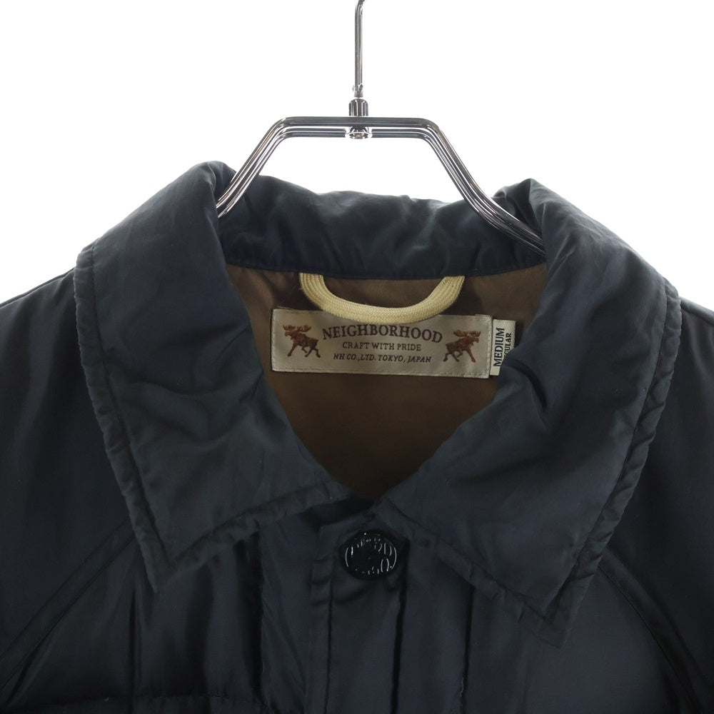 NEIGHBORHOOD(ネイバーフッド) 15AW H.D. / E-SHIRT.L.S ダウンシャツジャケット ブラック152TSNH-SHM04