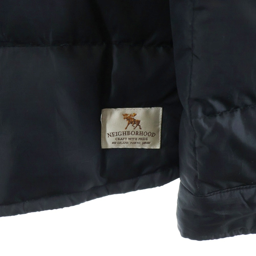 NEIGHBORHOOD(ネイバーフッド) 15AW H.D. / E-SHIRT.L.S ダウンシャツジャケット ブラック152TSNH-SHM04