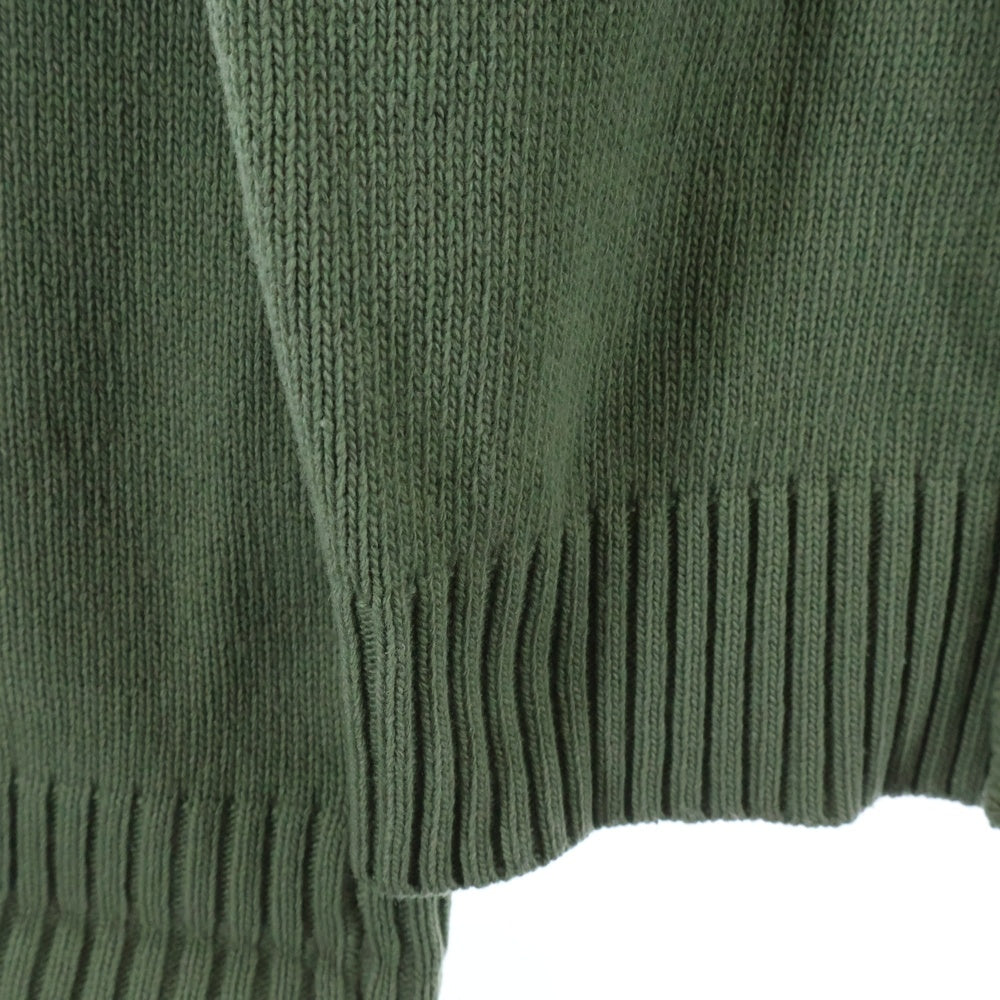 STONE ISLAND(ストーンアイランド) ロゴワッペン付き ウール ニットカーディガン グリーン 671550LA3