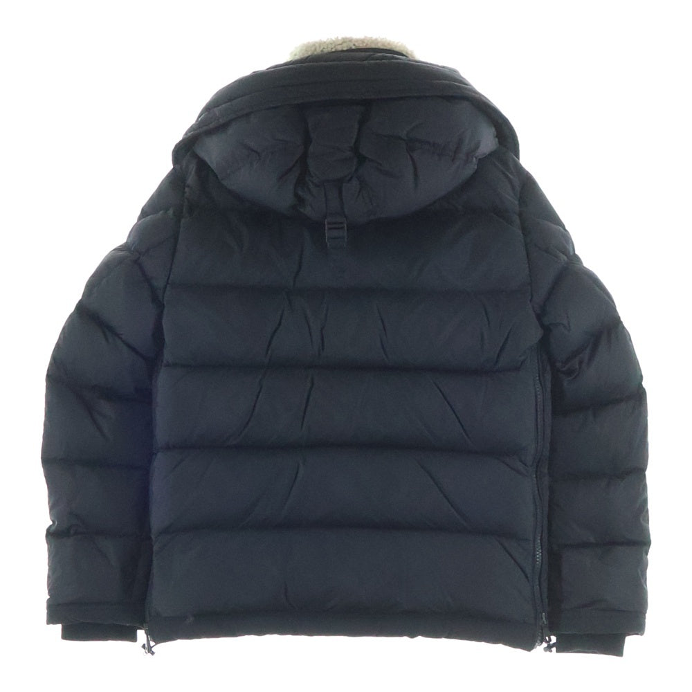 MONCLER(モンクレール) PYRENEES GIUBBOTTO ピレネージュボット ボア付き ジップアップ ナイロンダウンジャケット ブラック C20914189315 54155
