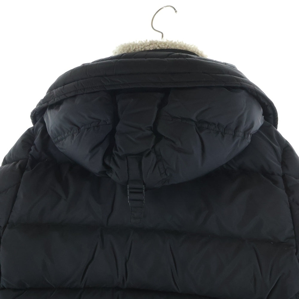 MONCLER(モンクレール) PYRENEES GIUBBOTTO ピレネージュボット ボア付き ジップアップ ナイロンダウンジャケット ブラック C20914189315 54155