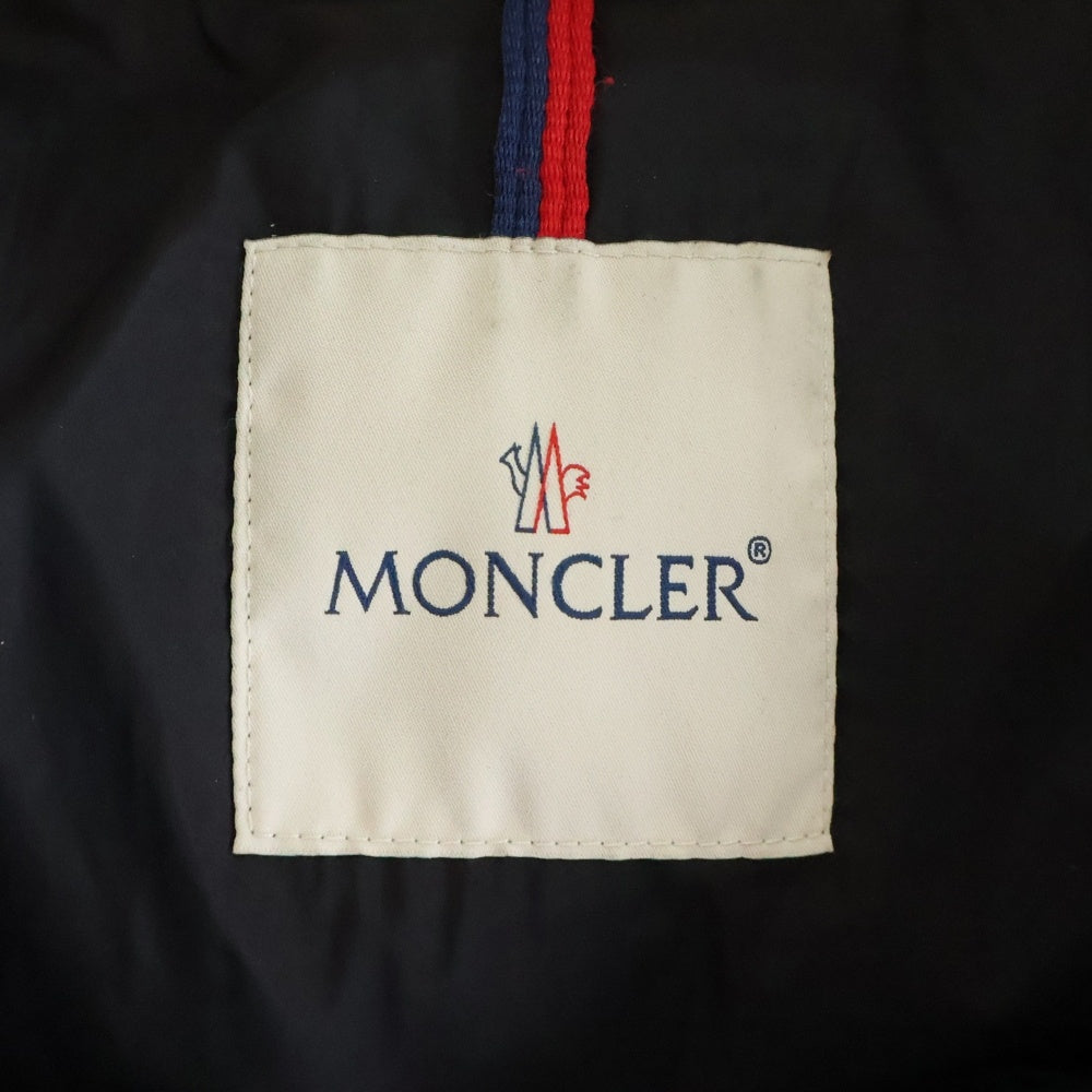 MONCLER(モンクレール) PYRENEES GIUBBOTTO ピレネージュボット ボア付き ジップアップ ナイロンダウンジャケット ブラック C20914189315 54155