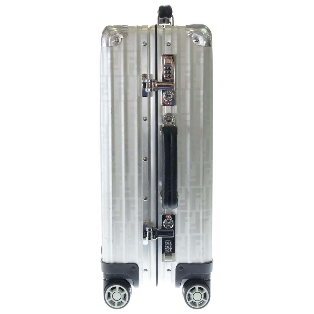 FENDI(フェンディ) ×RIMOWA リモワ ズッカ柄 クラシックキャビンS スーツケース キャリーバッグ シルバー 9729002290