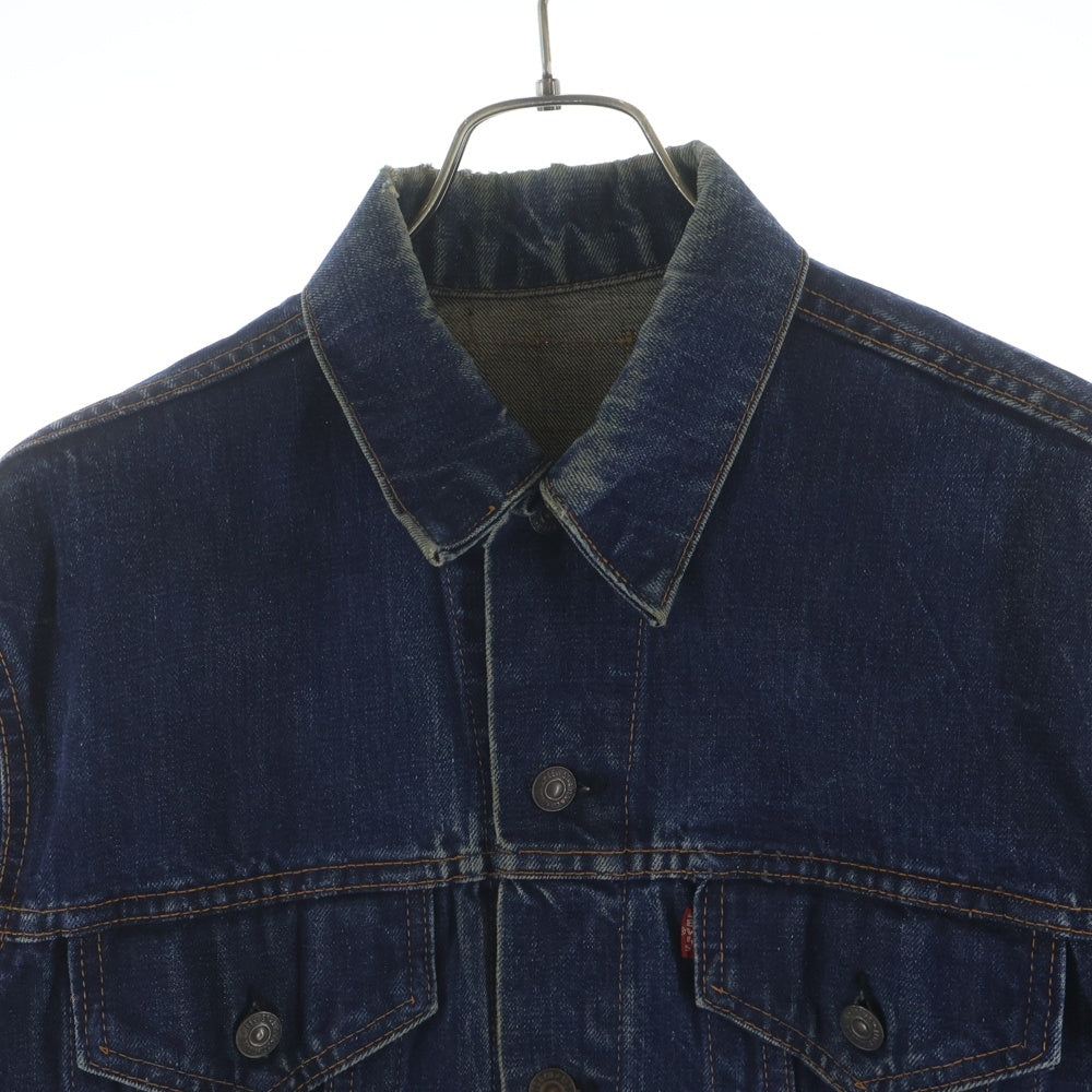 Levi's(リーバイス) 60-70s VINTAGE 70505 4th BIGE 両面タブ 不均等V ボタン裏524 トラッカーデニムジャケット インディゴ