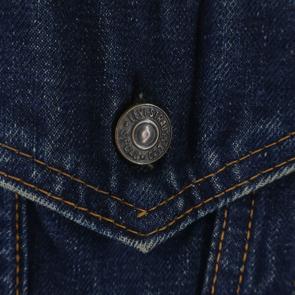 Levi's(リーバイス) 60-70s VINTAGE 70505 4th BIGE 両面タブ 不均等V ボタン裏524 トラッカーデニムジャケット インディゴ