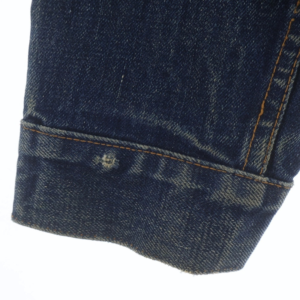 Levi's(リーバイス) 60-70s VINTAGE 70505 4th BIGE 両面タブ 不均等V ボタン裏524 トラッカーデニムジャケット インディゴ