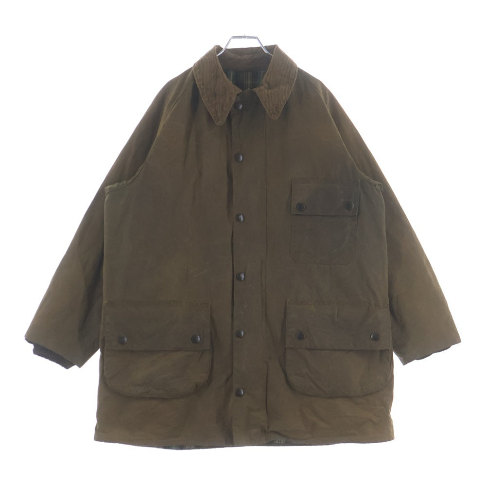 Barbour(バブアー) 90s VINTAGE SOLWAY ZIPPER COAT ソルウェイジッパー オイルドワックスコート ジャケット ブラウン