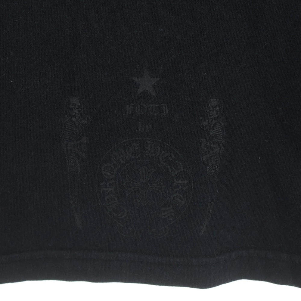 CHROME HEARTS(クロムハーツ) OLD FOTI L/S TEE オールド フロントプリント長袖Tシャツ ブラック