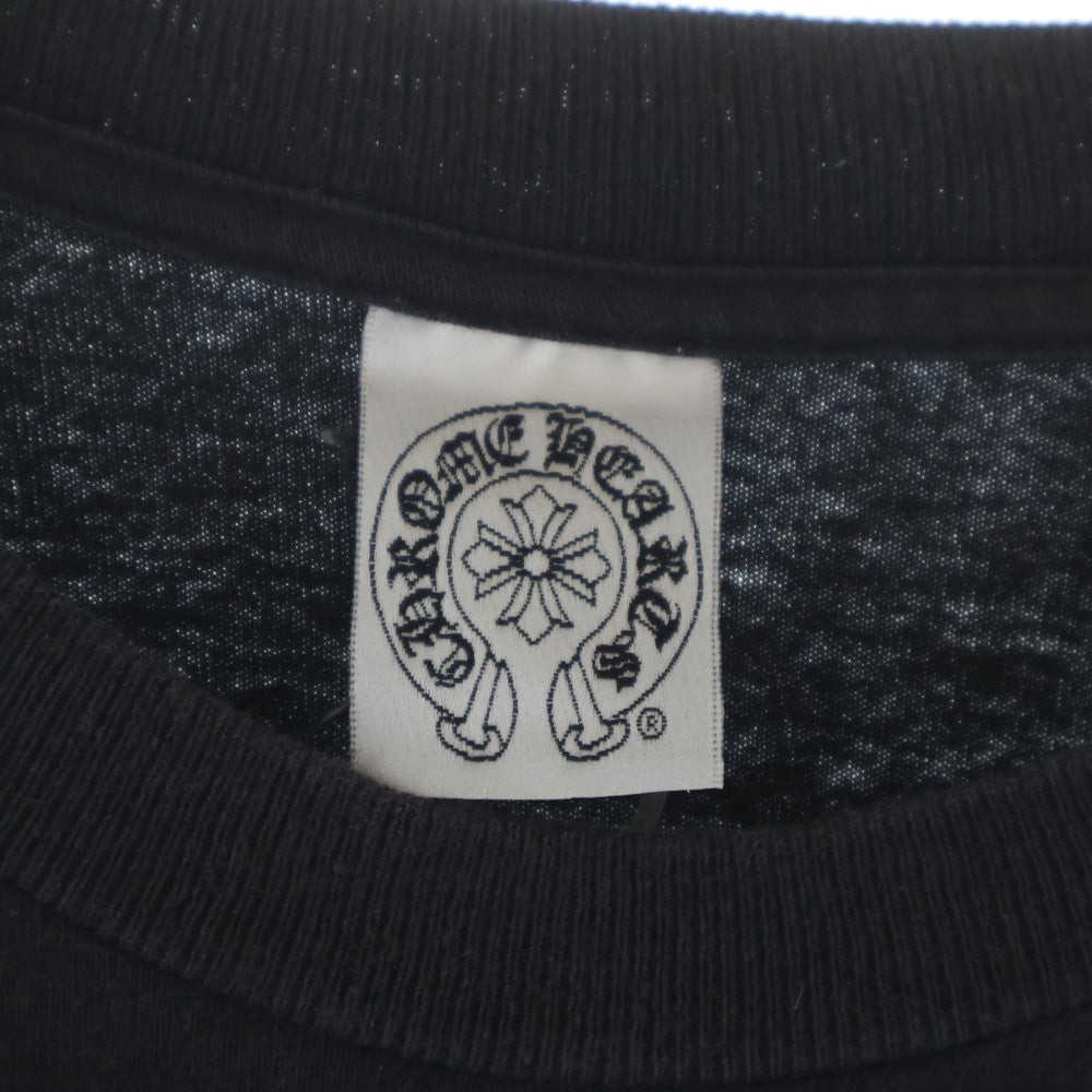 CHROME HEARTS(クロムハーツ) OLD FOTI L/S TEE オールド フロントプリント長袖Tシャツ ブラック