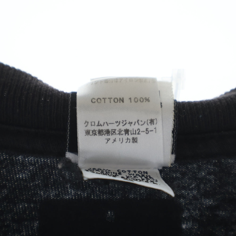 CHROME HEARTS(クロムハーツ) OLD FOTI L/S TEE オールド フロントプリント長袖Tシャツ ブラック
