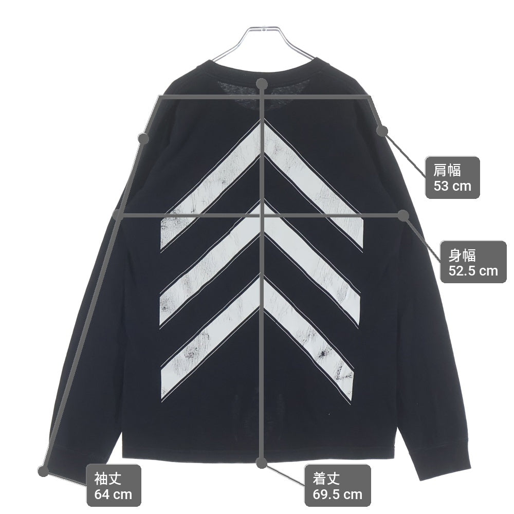 CHROME HEARTS(クロムハーツ) OLD FOTI L/S TEE オールド フロントプリント長袖Tシャツ ブラック