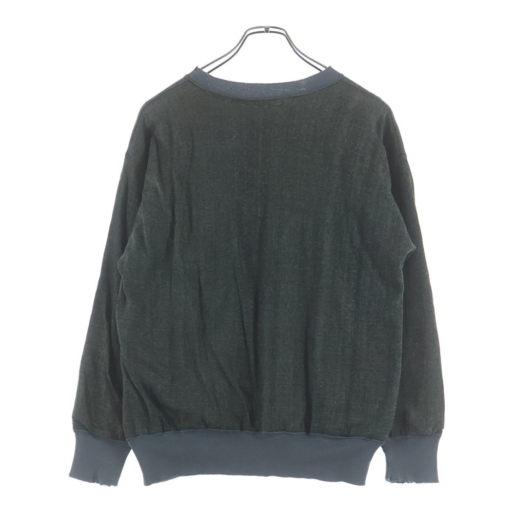 CHAMPION(チャンピオン) 50-60s REVERSE WEAVE リバースウィーブ 小文字ランタグ WAYNE プリント ツートン プルオーバースウェット カーキ