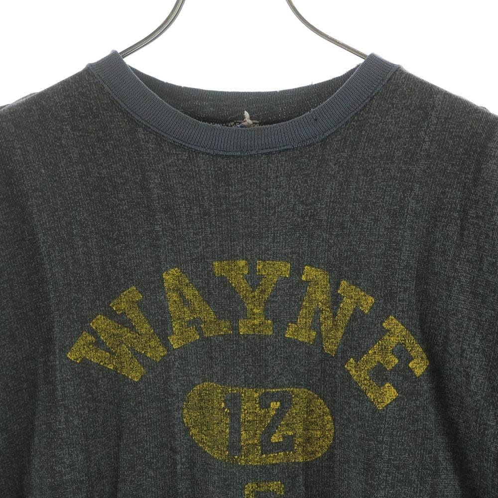 CHAMPION(チャンピオン) 50-60s REVERSE WEAVE リバースウィーブ 小文字ランタグ WAYNE プリント ツートン プルオーバースウェット カーキ