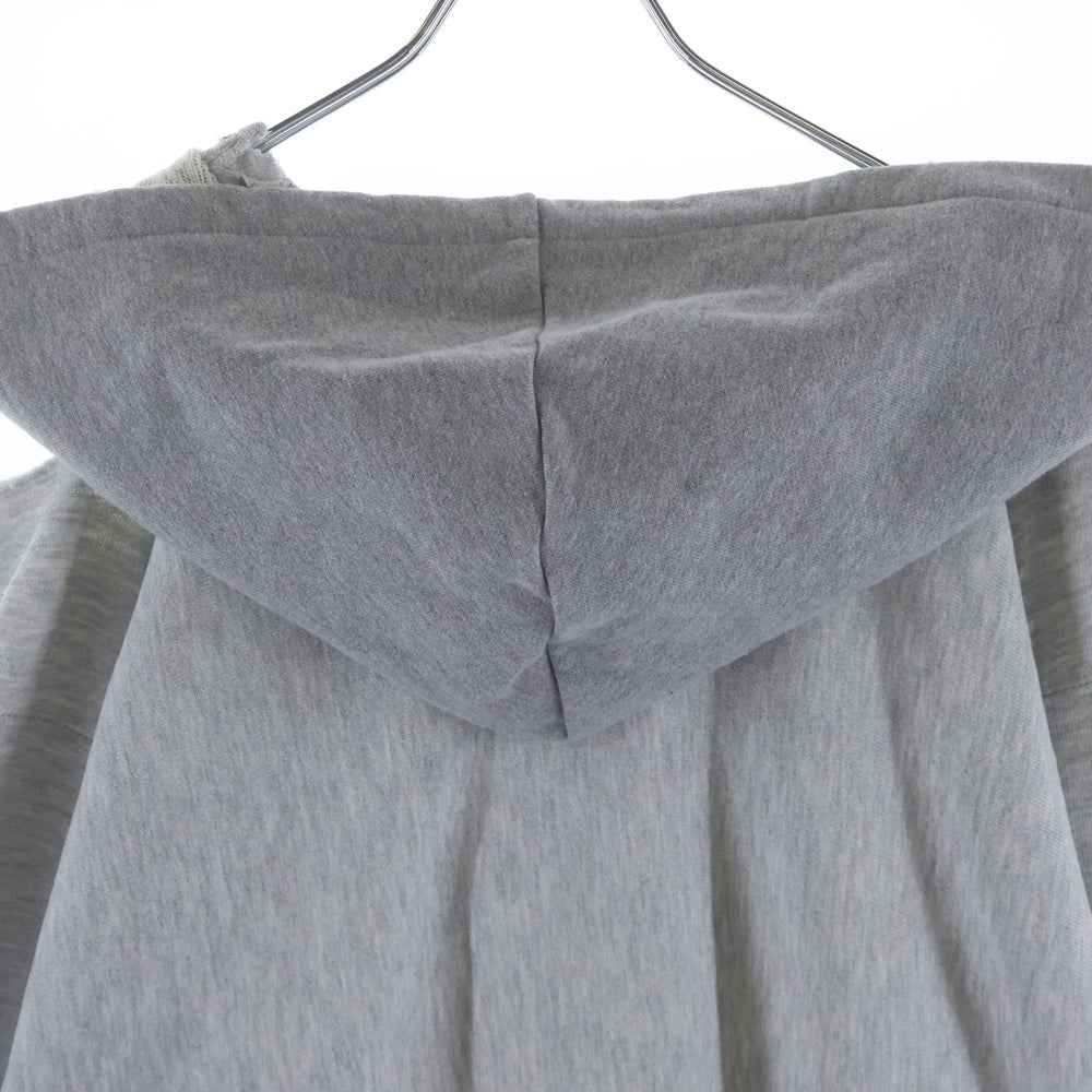 CHAMPION(チャンピオン) ×NEXUSVII REVERSE WEAVE ネクサスセブン リバースウィーブ トリコタグ フード後付け COLBY フロントプリント プルオーバーパーカー グレー/カーキ