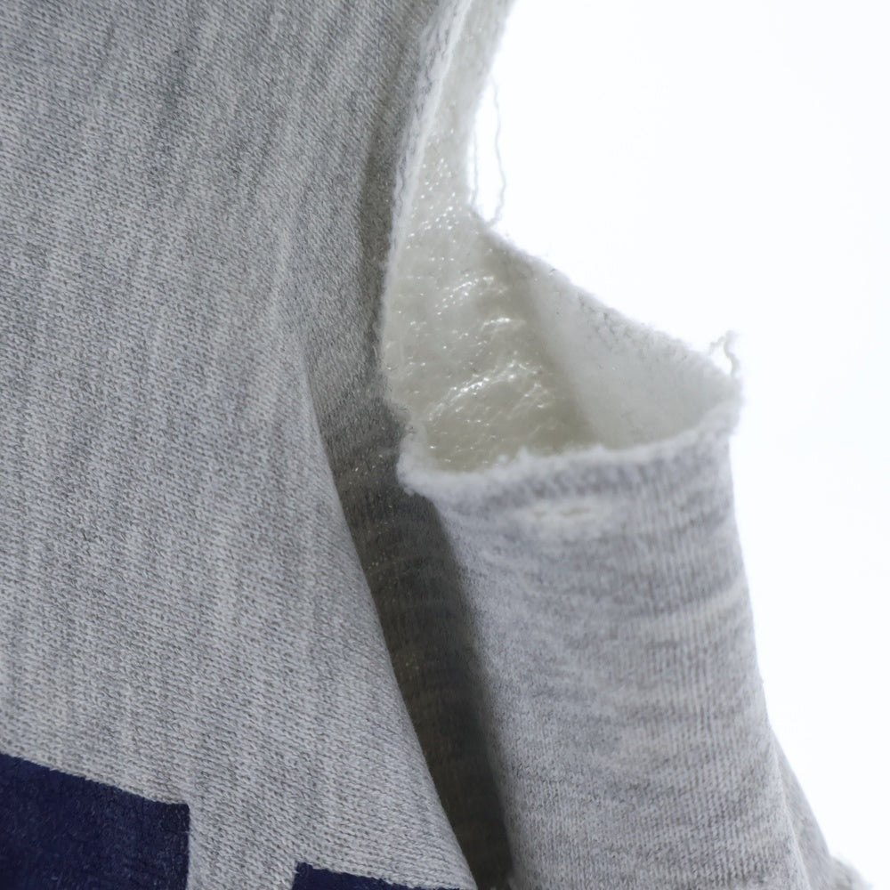 CHAMPION(チャンピオン) ×NEXUSVII REVERSE WEAVE ネクサスセブン リバースウィーブ トリコタグ フード後付け COLBY フロントプリント プルオーバーパーカー グレー/カーキ