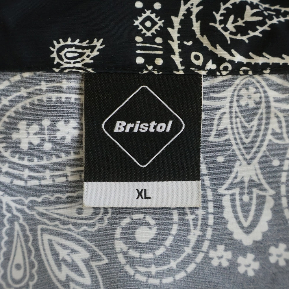 F.C.R.B./F.C.Real Bristol/FCRB(エフシーアールビー/エフシーレアルブリストル) 21SS NYLON HOODED BLOUSON バンダナ ナイロン フーデッド ブルゾンジャケット ブラック FCRB210041
