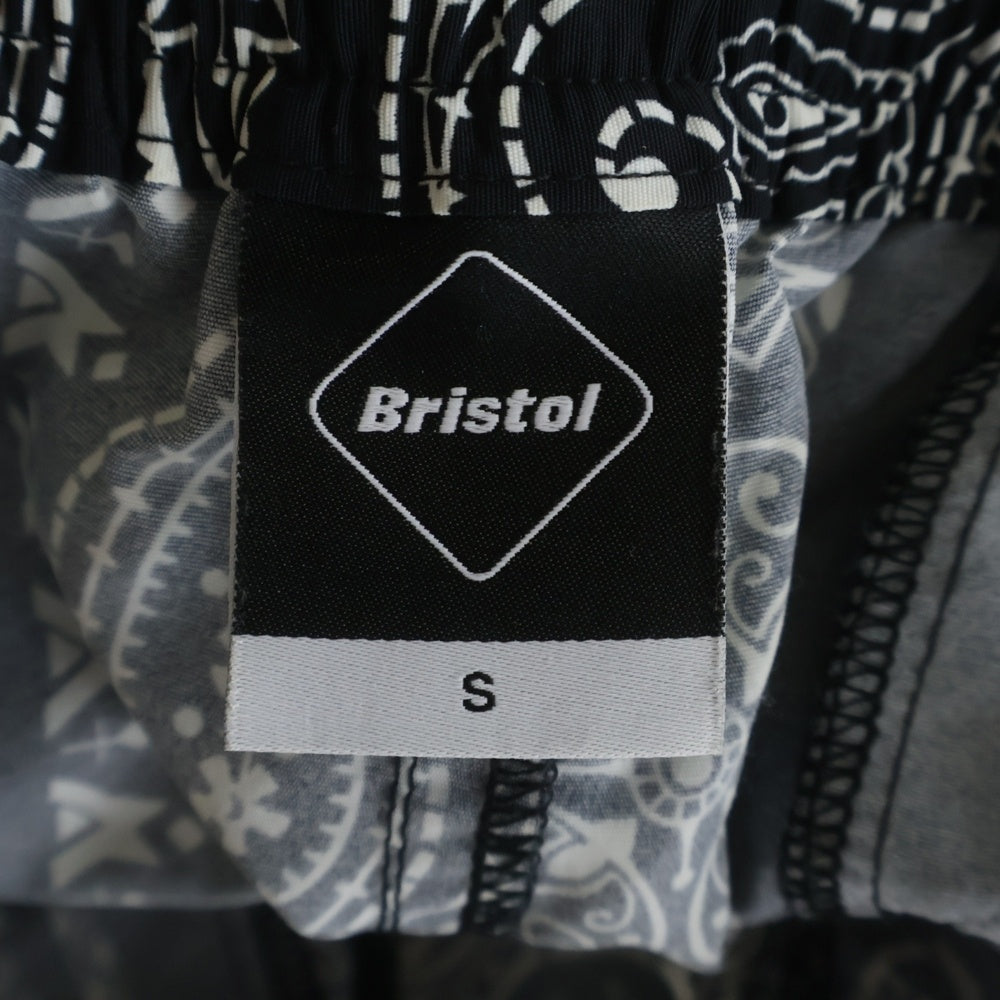F.C.R.B./F.C.Real Bristol/FCRB(エフシーアールビー/エフシーレアルブリストル) 21SS NYLON EASY SHORTS バンダナ ナイロン イージー ハーフパンツ ショーツ ブラック FCRB210041