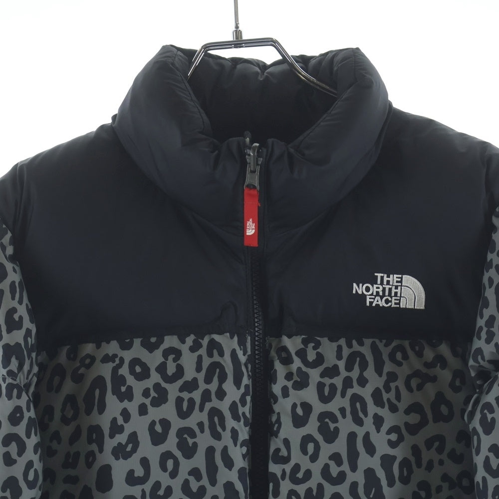 SUPREME(シュプリーム) 11AW ×THE NORTH FACE Nuptse Down Jacket Black Leopard ザノースフェイス レオパード柄 ヌプシ ダウンジャケット グレー/ブラック ND19100