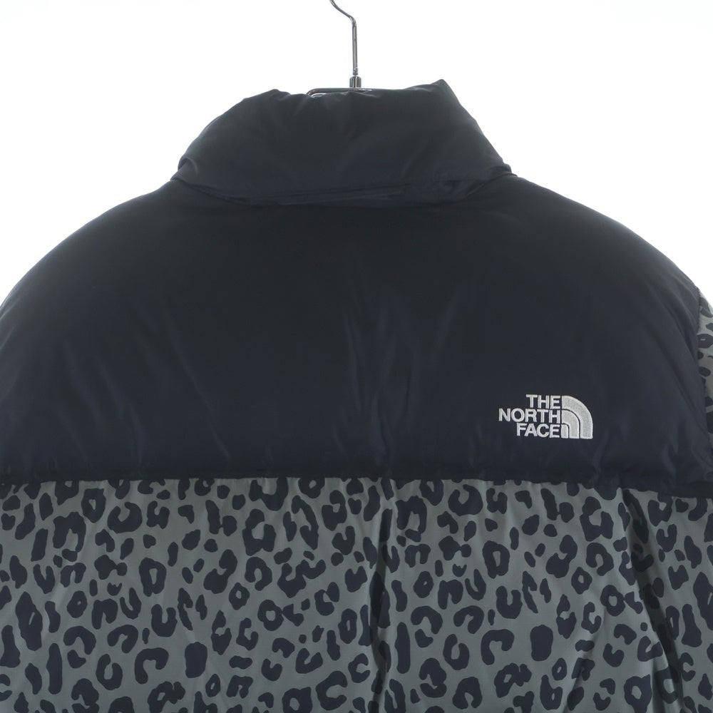 SUPREME(シュプリーム) 11AW ×THE NORTH FACE Nuptse Down Jacket Black Leopard ザノースフェイス レオパード柄 ヌプシ ダウンジャケット グレー/ブラック ND19100