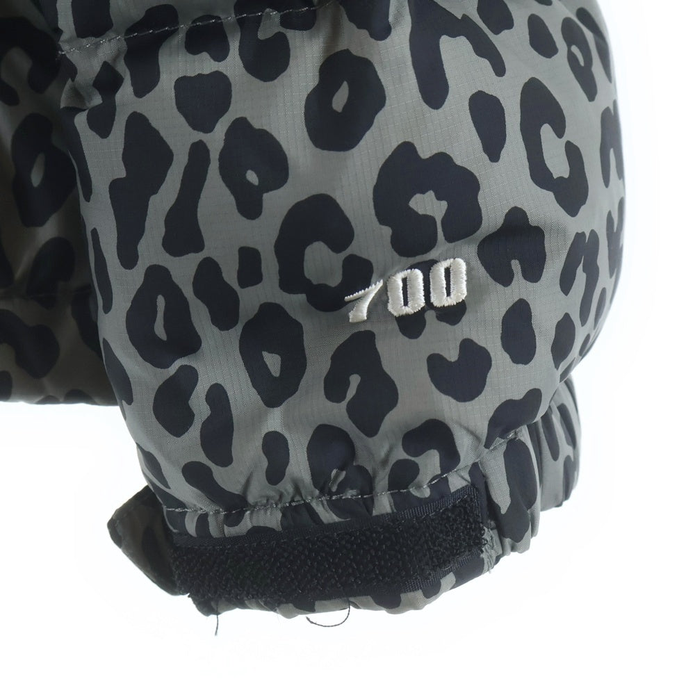 SUPREME(シュプリーム) 11AW ×THE NORTH FACE Nuptse Down Jacket Black Leopard ザノースフェイス レオパード柄 ヌプシ ダウンジャケット グレー/ブラック ND19100