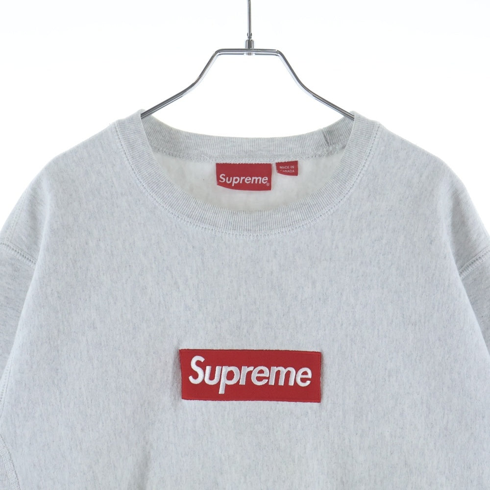 SUPREME(シュプリーム) 18AW Box Logo Crewneck ボックスロゴ クルーネック スウェットトレーナー グレー