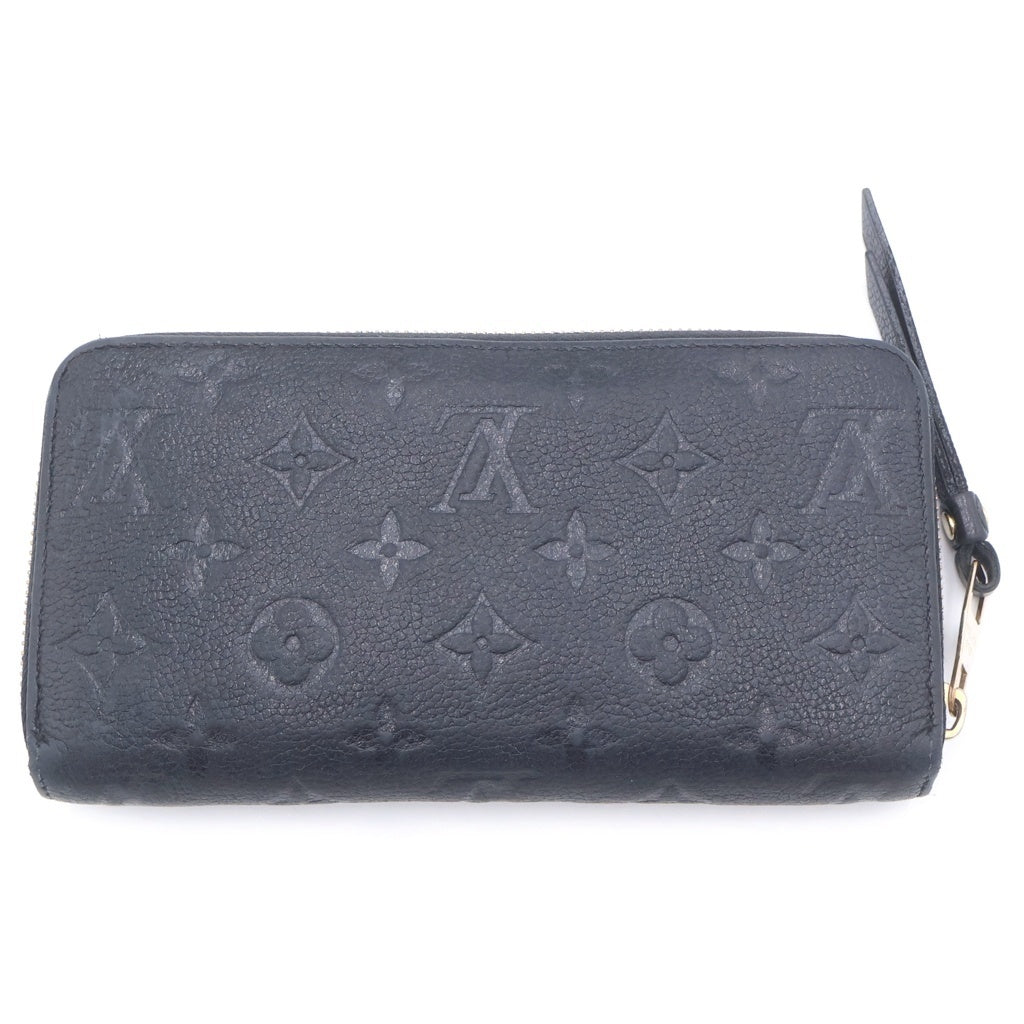 LOUIS VUITTON(ルイヴィトン) モノグラム アンプラント ジッピーウォレット レザー ロングウォレット 長財布 ブラック M80958 レディース