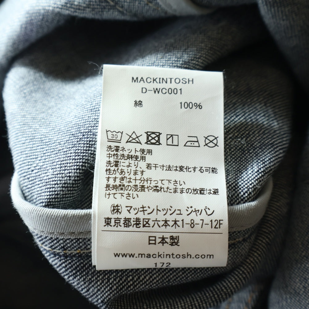 MACKINTOSH(マッキントッシュ) 5B デニム ステンカラーロングコート レディース インディゴ D-WC001