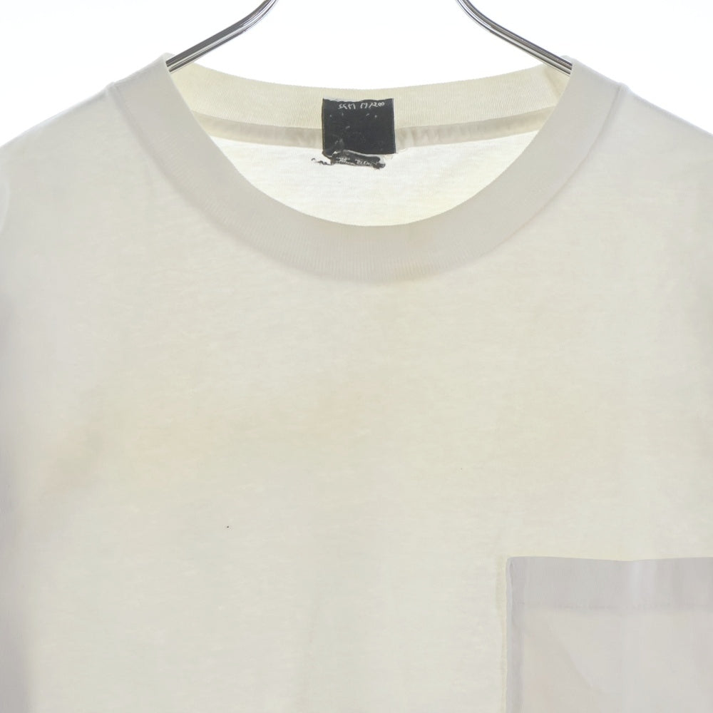 CHROME HEARTS(クロムハーツ) OLD SCRL LOGO オールドスクロールロゴ アームホースシュー プリント 長袖Tシャツ ホワイト